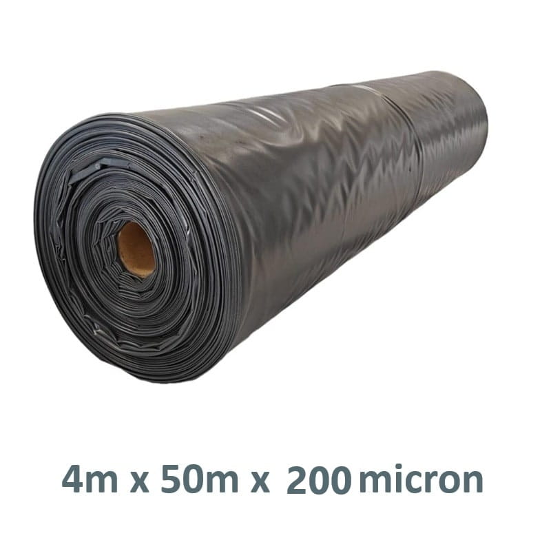 Builder Film 200um 4m x 50m Black