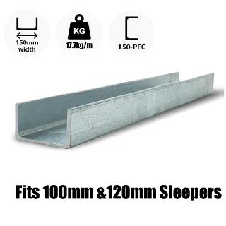 Retaining Wall Steel C Section 150PFC