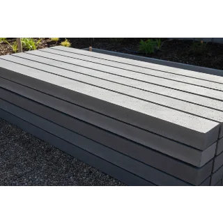 Charcoal Heavy Duty Concrete Sleeper 2000 x 200 x 100mm