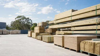 Build a checked timber & sheet materials material list